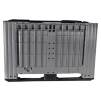Boxpalet plastic industrial 1200x1000x785 pereți plini 2 traverse - boxpalet plastic industrial