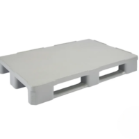 Europalet igienic plastic 80x120 HDPE virgin HP-1, palet din plastic cu punte închisă