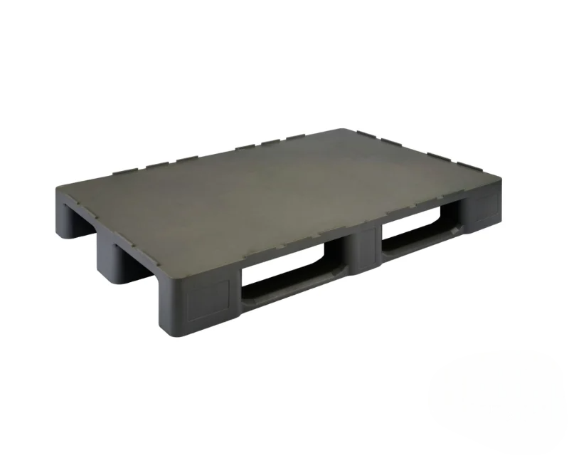 Palet plastic reciclat igienic 80x120 ECO1 - palet plastic reciclat