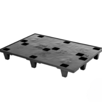 Palet plastic polipropilenă 80x120 punte închisă - palet plastic polipropilenă