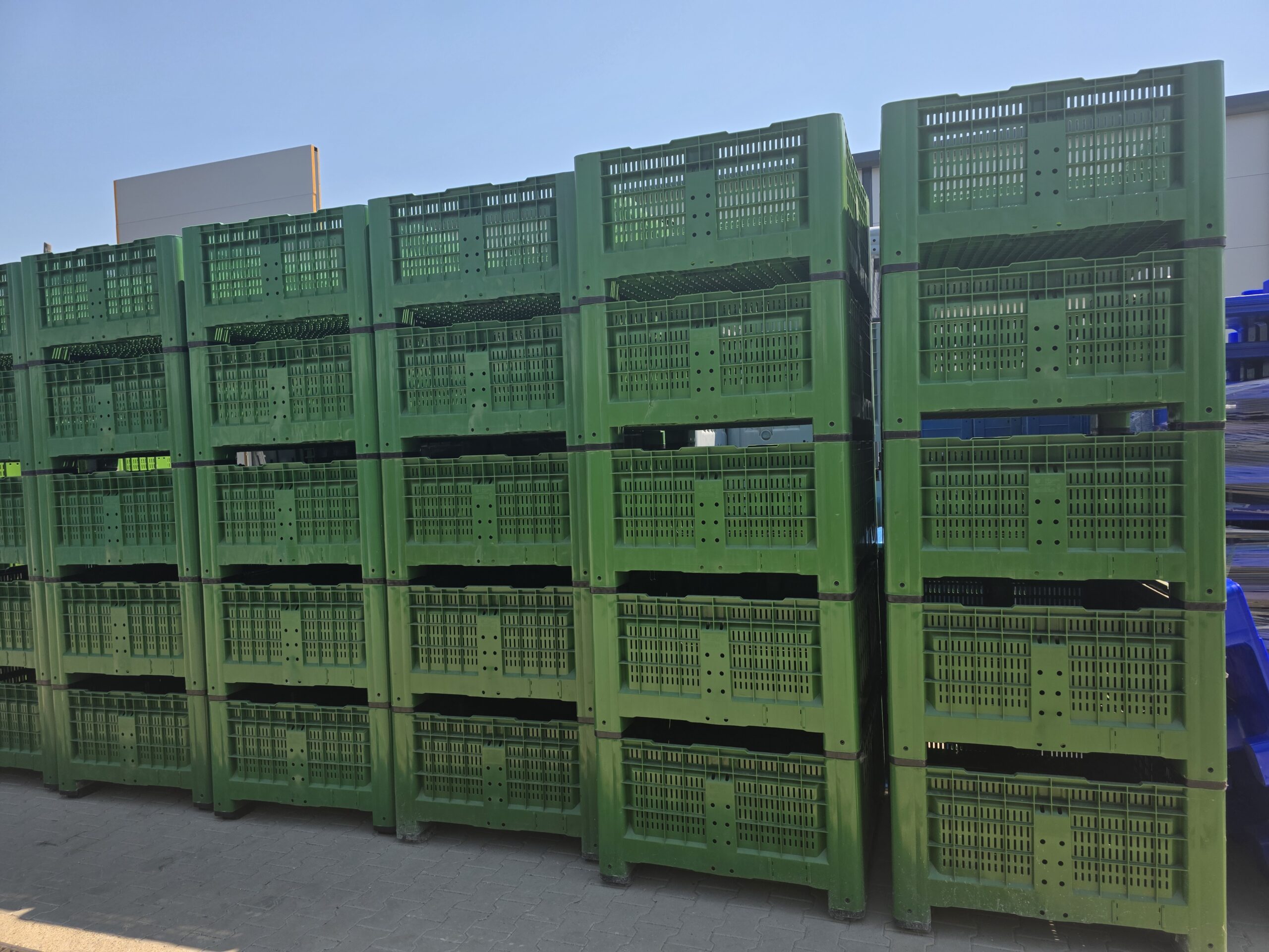 Box palet plastic aerisit 1200x1000x580 mm 450 l - box palet plastic aerisit