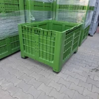 Box palet plastic aerisit 1200x1000x785 mm 500 l - box palet aerisit 1200x1000x785