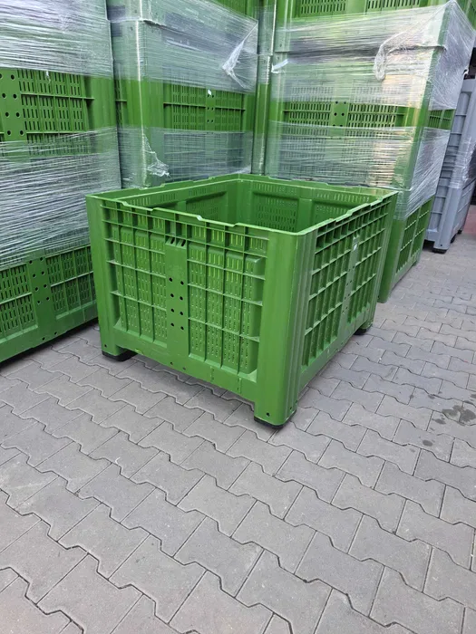 Box palet plastic aerisit 1200x1000x785 mm 500 l - box palet aerisit 1200x1000x785