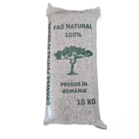 Rumeguș de fag pentru afumat, la sac de 15 kg – fag natural, netratat, granulație 4–12 mm